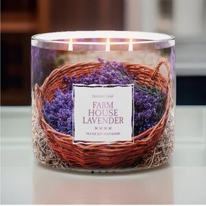 Goose Creek 3-Wick Candle- Farmhouse Lavender (14.5 oz)